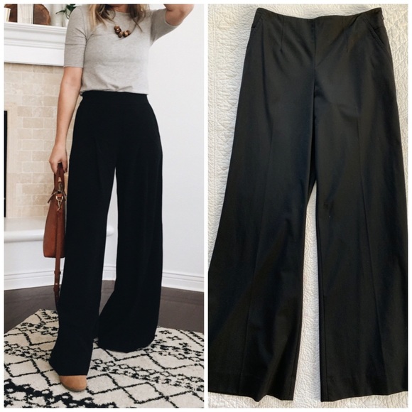The Limited Pants - Wide Leg Side Zip Pants